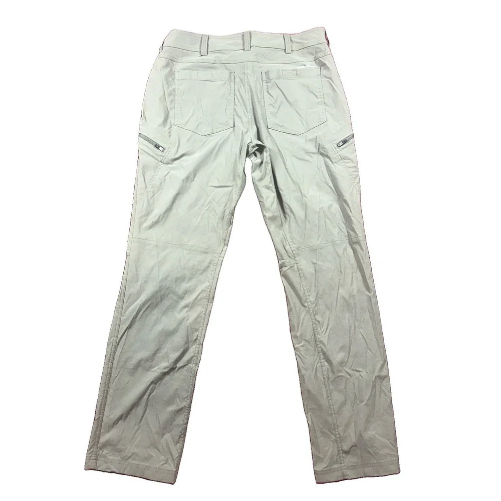 Eddie Bauer Pants Mens Fit 38x34 Green First Ascent Guide Pro Hiking Articulated